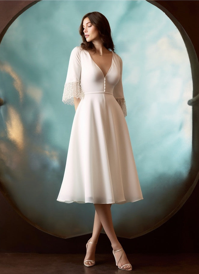 princess polly baby blue dress White Boho Dresses main image 1