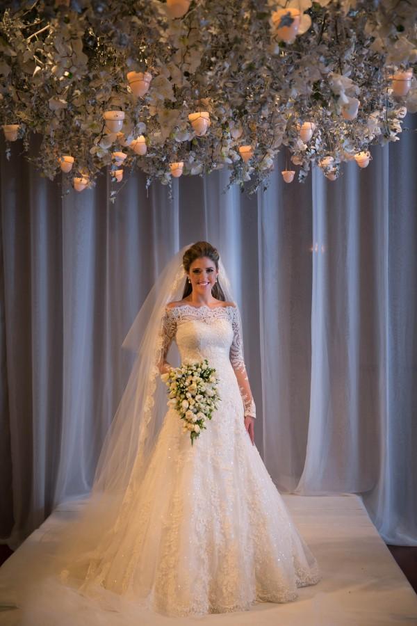 Noiva Train Ivory Long Sleeve Lace Wedding Dress 2018 Elegant Sweep Zi –  DorrisDress
