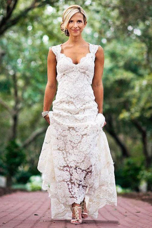 Plus Size Country Themed Bridesmaid Dresses Country Cap-sleeved V-neck Long Lace Dress With Keyhole Back-BU_708727 DorrisDress Plus Size Country Themed Bridesmaid Dresses Country Cap-sleeved V-neck Long Lace Dress With Keyhole Back-BU_708727 DorrisDress