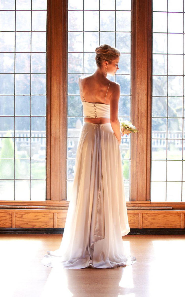 prom dress a line v neck A-Line V-Neck Teal Beaded Long Prom Dress with Slit – FancyVestido main image 0