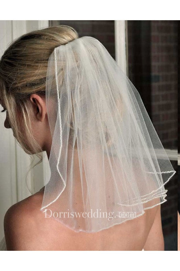 New Travel Bridal Veil Short Simple Wedding Veils Super Fairy Veil