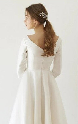 buy a line dresses online A-Line Velvet Tea Length Burgundy Prom Dress, Burgundy Formal Dress   shopluu