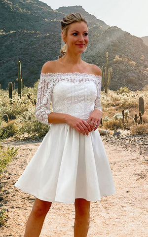 Knee-length Wedding Dresses DorrisDress Knee-length Wedding Dresses DorrisDress