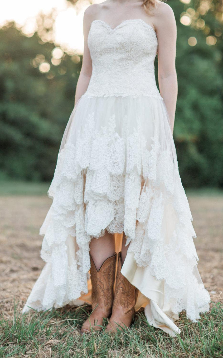 short country style bridesmaid dresses V-neck Short Sleeves Floral Printed Country Wedding Bridesmaid Dresses,  CB0276 main image 1
