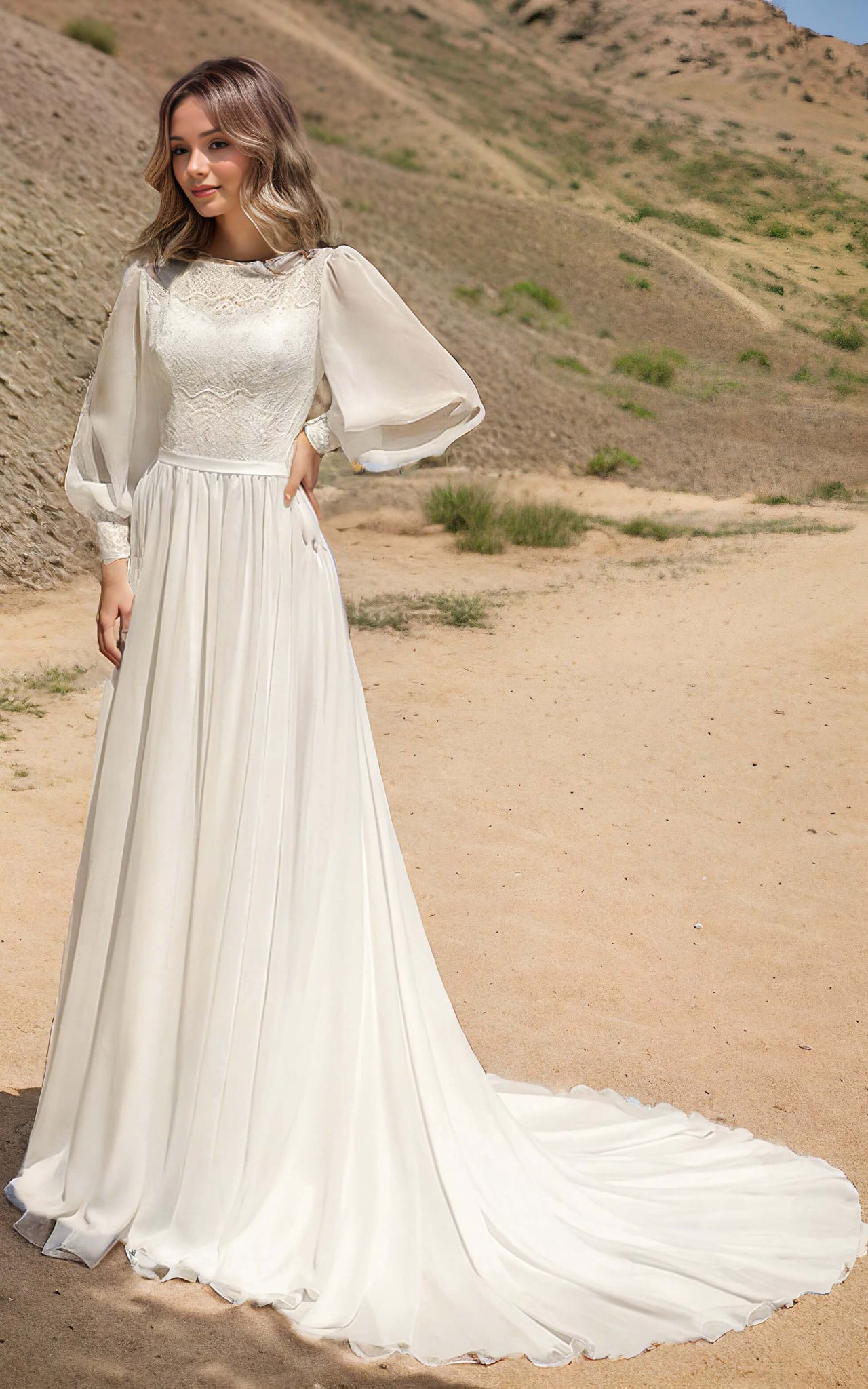 modest boho dresses Chic Boho Gown | Liylah