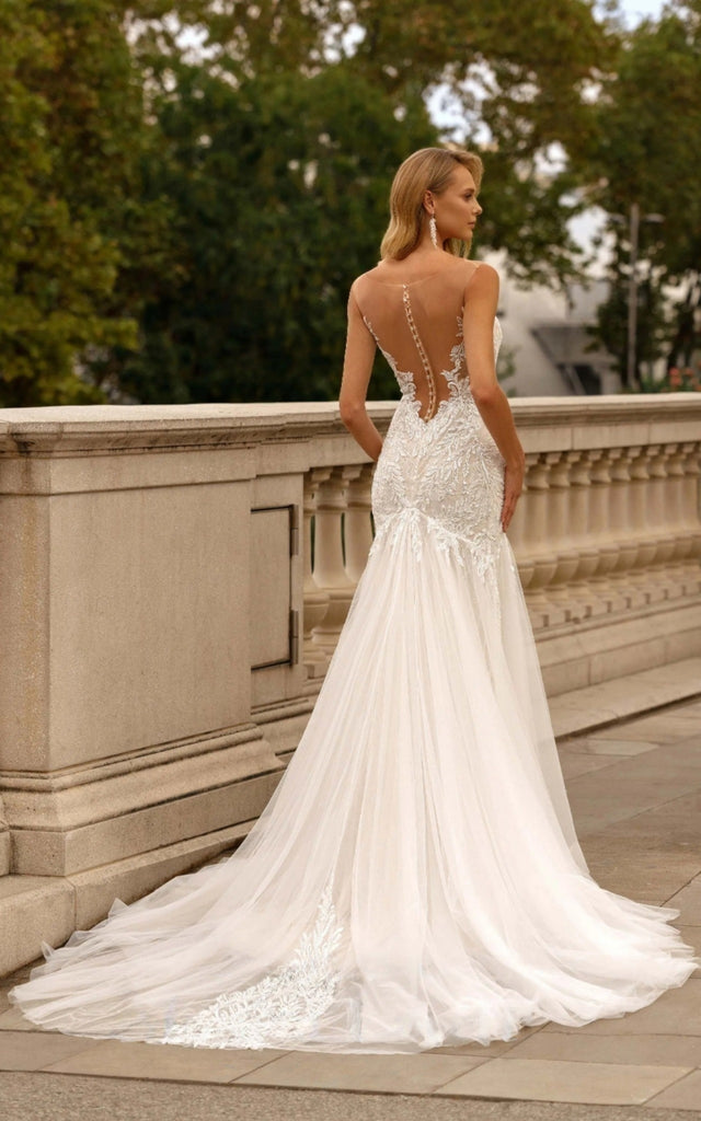Beach Sexy Mermaid Boho Lace Fitted Wedding Dress Sparkly Sexy Elopeme DorrisDress Beach Sexy Mermaid Boho Lace Fitted Wedding Dress Sparkly Sexy Elopeme DorrisDress