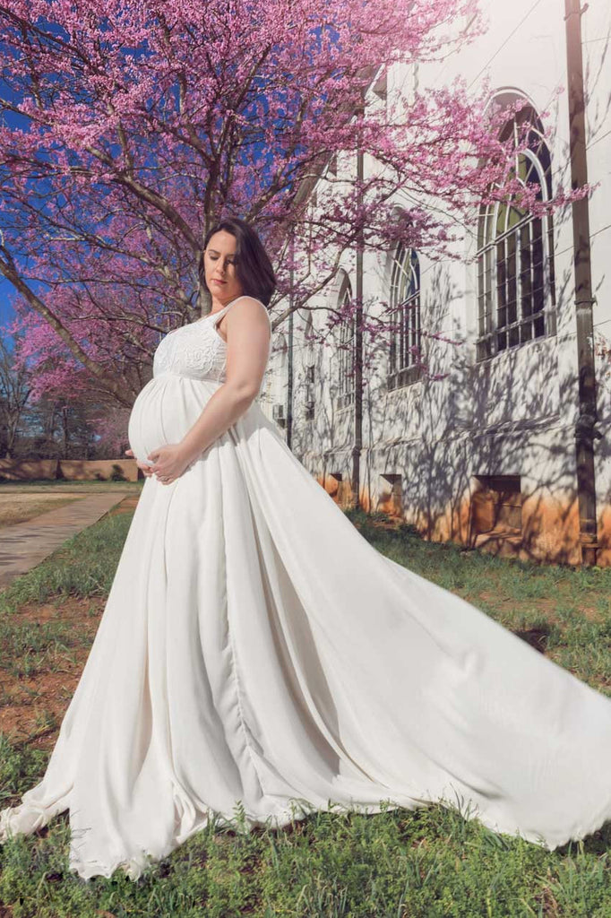 beach maternity wedding dress Summer Maternity Beach Wedding Dresses Lace Applique Organza Cheap Wed SheerGirl