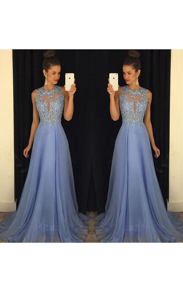 sachin and babi light blue dress Chiffon Prom Dresses 2026