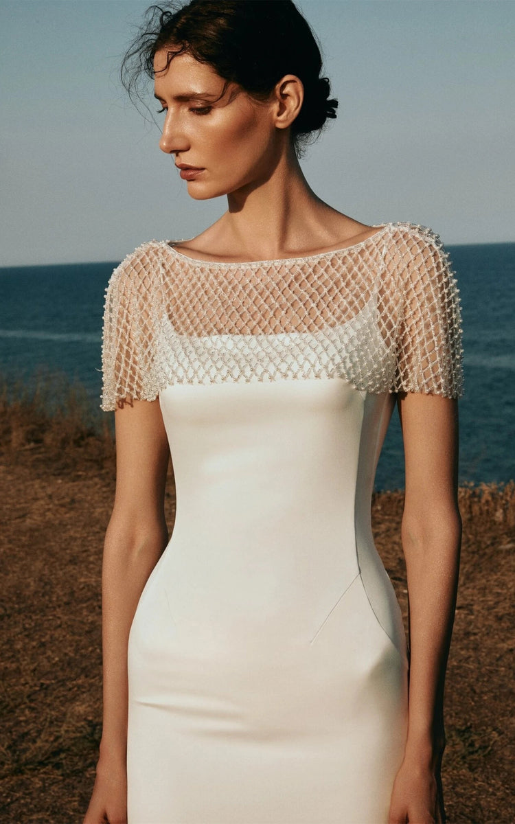 Sequin Square Neck Mermaid Mother of the Bride Dresses