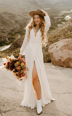 Long Sleeve Western Wedding Dresses Page 2 DorrisDress Long Sleeve Western Wedding Dresses Page 2 DorrisDress