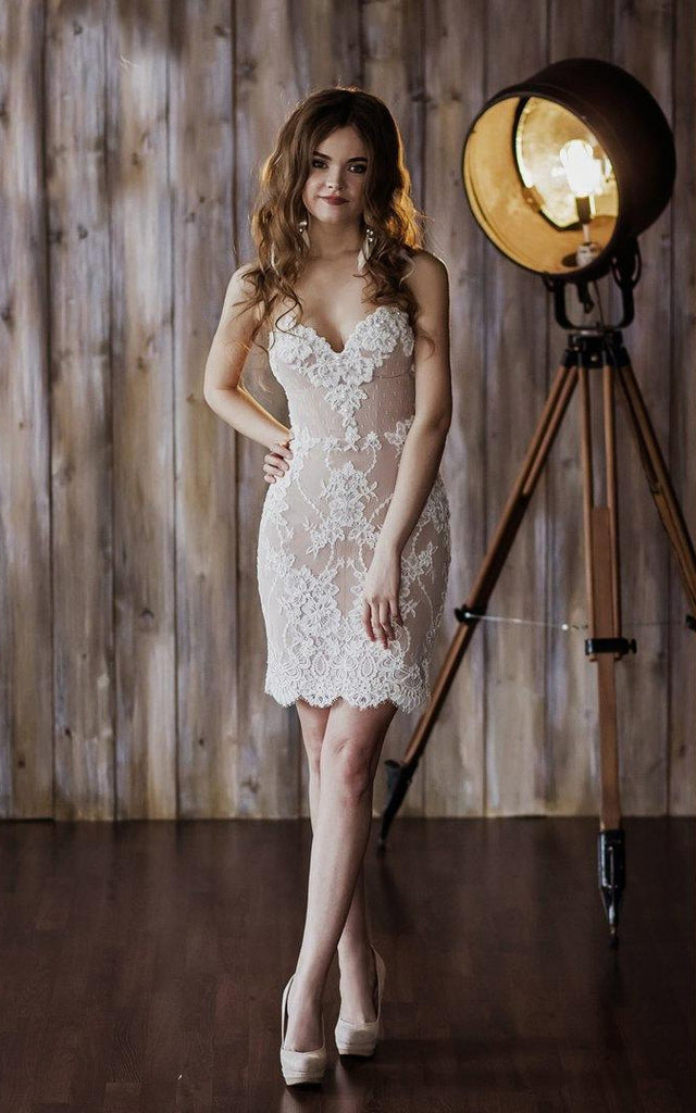 Wedding 2 In 1 Ball Gown Short Wedding Dress-711730 – DorrisDress