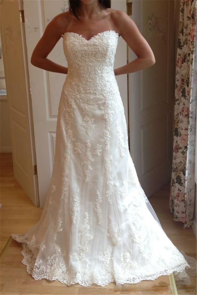 Applique Lace With Beading Mermaid Wedding Dress-715309 – DorrisDress