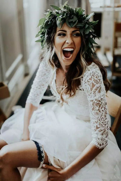 {DorrisDress}{Wedding Dress}-{715569}-bride laughing in her wedding dress