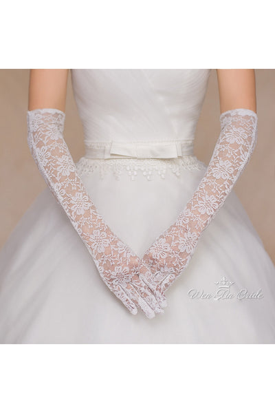 Thin Lace Long Gloves-820044