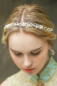 Western Style Bride Headdress Korean Crystal Handmade Headdress Headdress-860194