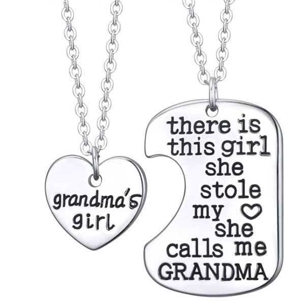 Grandma's Girl Charm Pendant