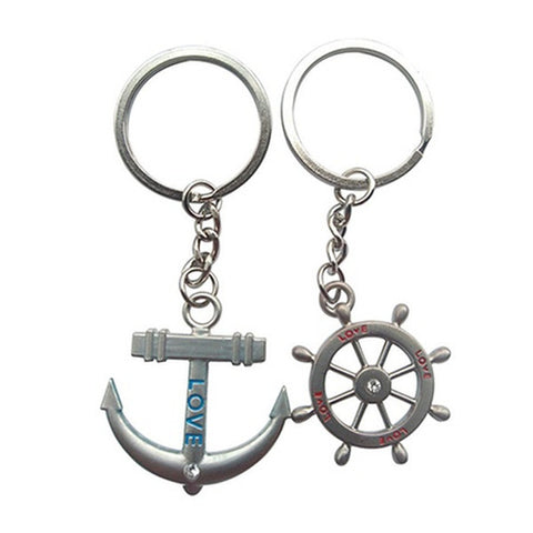 Inspired Couple's Nautical Keychains
