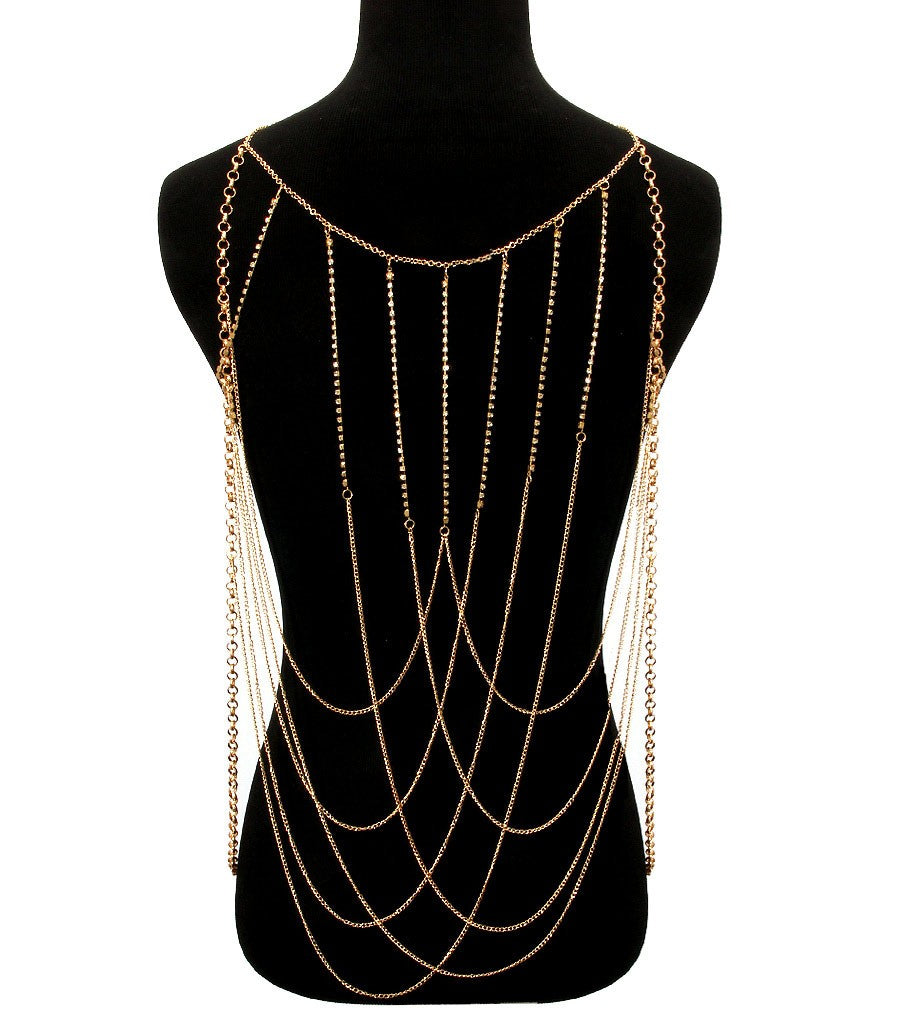 Metal Body Chain Color-Gold