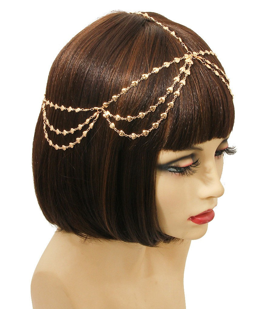 Metal Head Chain Color-Gold – DorrisDress